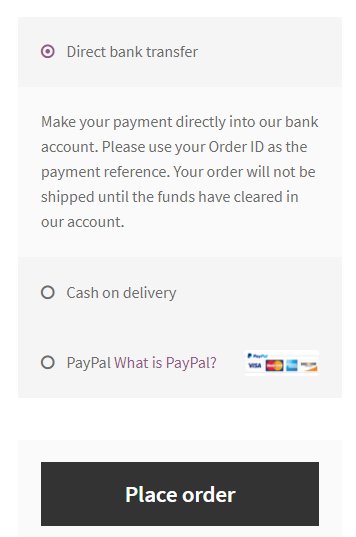 Disable Payment Gateways on Checkout page - Tyche Softwares Documentation