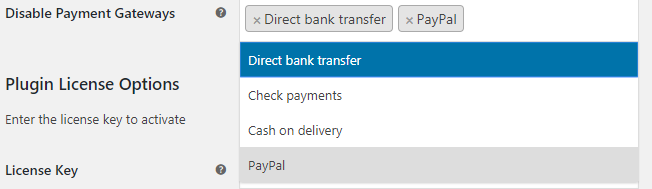 Disable Payment Gateways on Checkout page - Tyche Softwares Documentation