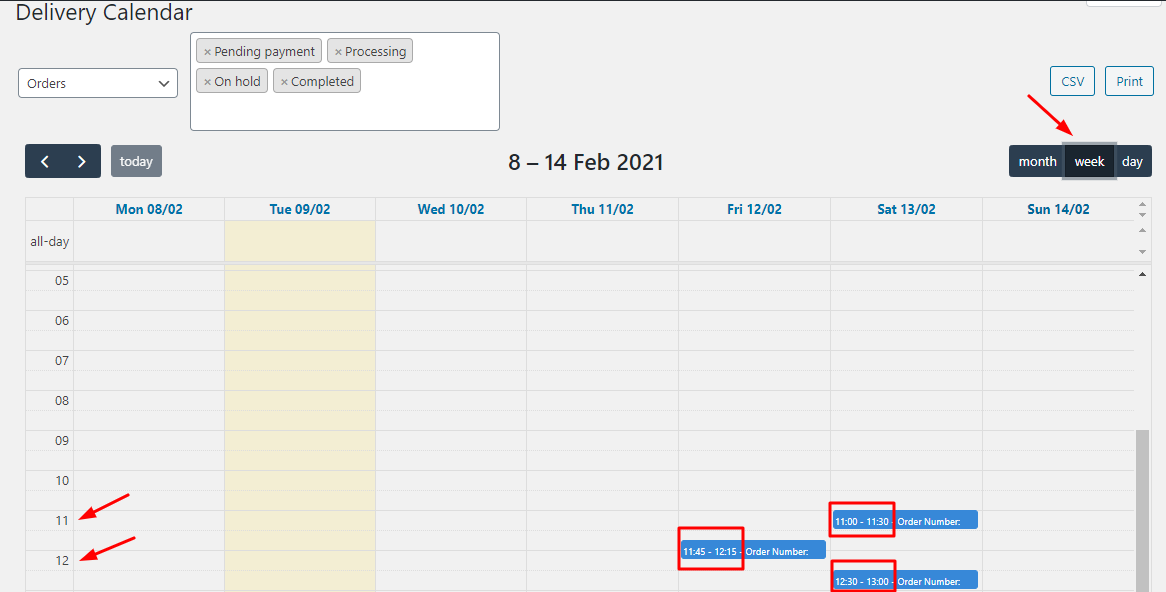 View Deliveries in back-end - Tyche Softwares Documentation