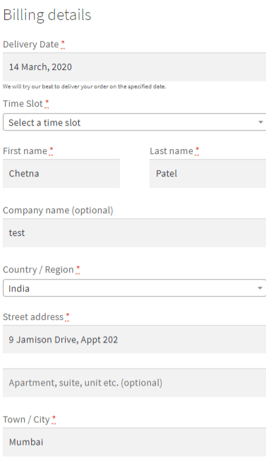 Set Delivery Date & Time fields placement - Custom Option