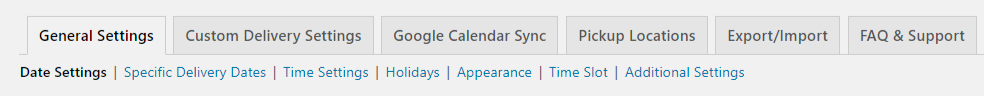 Setup inimum required time for delivery in WooCommerce - General Settings