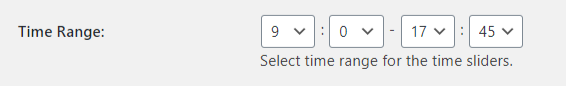 Setting up Time range - Online Food Delivery WooCommerce plugin