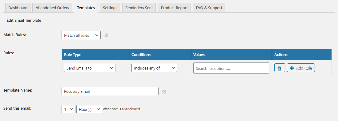 Sending emails to specific set of receivers - Tyche Softwares Documentation