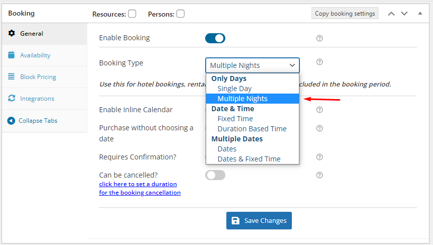 Pre-populate Booking details from Cart - Tyche Softwares Documentation