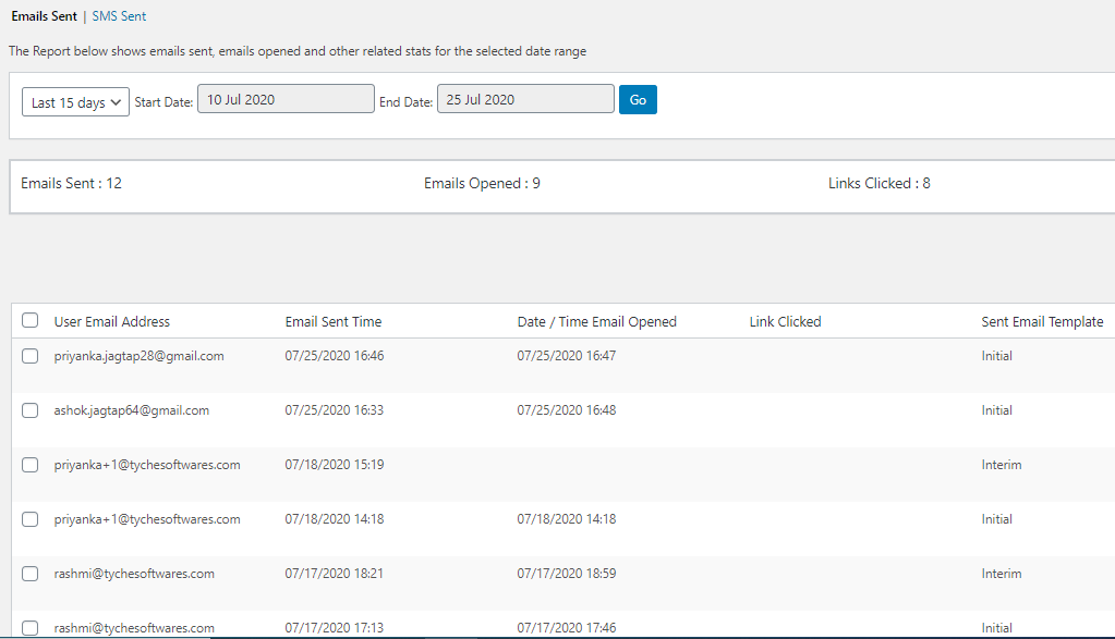 Reports - Tyche Softwares Documentation