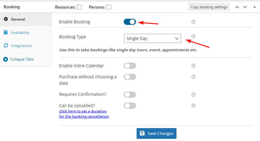 How to setup holidays/blackout dates at the product level - Tyche Softwares Documentation