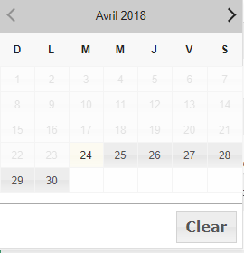 Calendar Appearance - Tyche Softwares Documentation