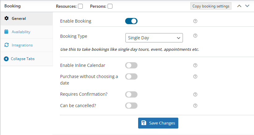 Set Bookable Products that require confirmation - Tyche Softwares Documentation