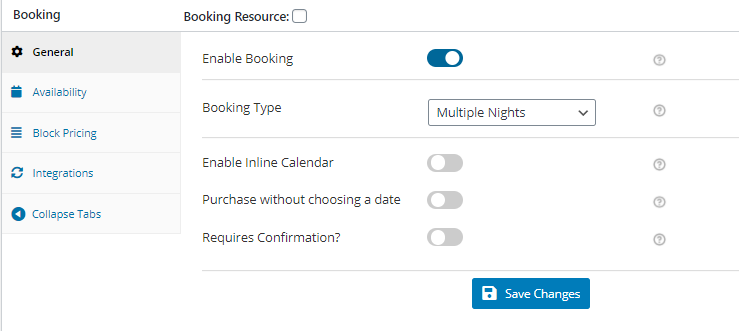 Maximum Night Booking for Multiple Nights - Tyche Softwares Documentation