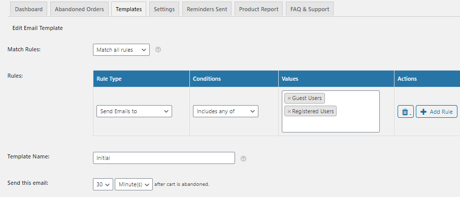 Sending emails to specific set of receivers - Tyche Softwares Documentation