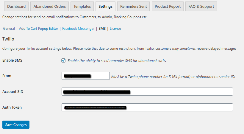 Send SMS reminders - Tyche Softwares Documentation