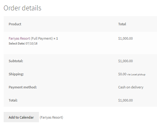 Full Payment before X days of booking - Tyche Softwares Documentation