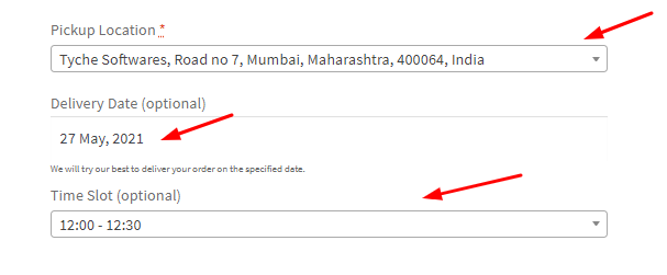 Adding Different Pickup Locations - Tyche Softwares Documentation