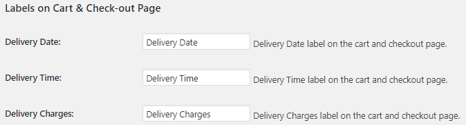 Modify delivery field labels on Product page as per your business requirements - Tyche Softwares Documentation