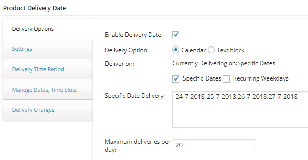 Enable Availability Display On The Product Page - Tyche Softwares Documentation