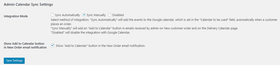 Export Deliveries To Google Calendar - Tyche Softwares Documentation