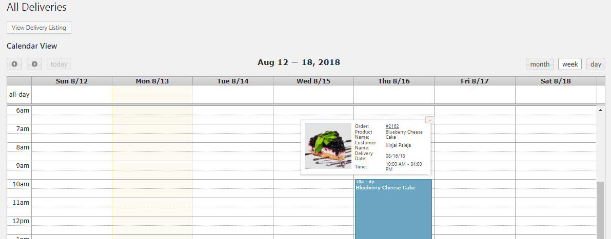 View Product Deliveries - Tyche Softwares Documentation