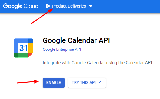 Export Deliveries To Google Calendar - Tyche Softwares Documentation