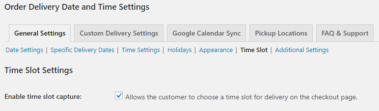 Displaying Delivery Date Availability Calendar Widget Using General Settings - Tyche Softwares Documentation