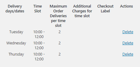 Displaying Delivery Date Availability Calendar Widget Using Custom Delivery Settings - Tyche Softwares Documentation