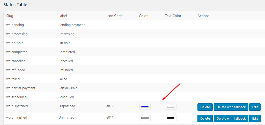 Custom Order Status for WooCommerce General Settings - Tyche Softwares Documentation