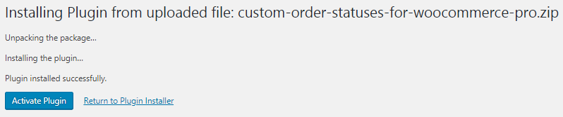 Installing The Plugin: Custom Order Status for WooCommerce - Tyche Softwares Documentation