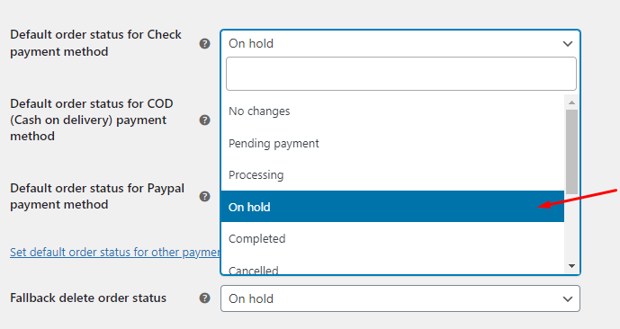 Custom Order Status for WooCommerce General Settings - Tyche Softwares Documentation