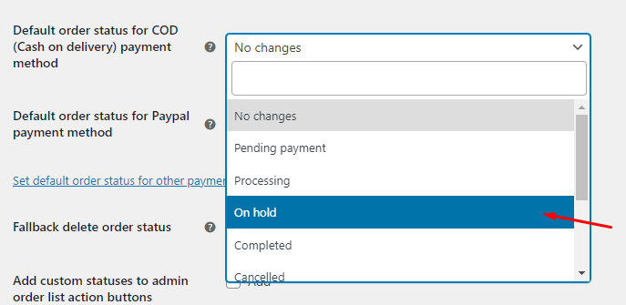 Custom Order Status for WooCommerce General Settings - Tyche Softwares Documentation