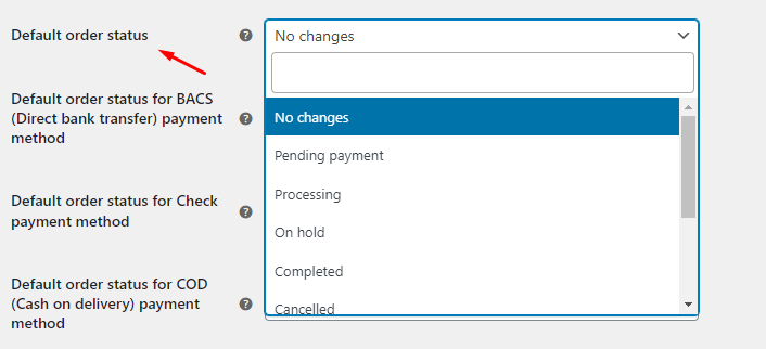 Custom Order Status for WooCommerce General Settings - Tyche Softwares Documentation