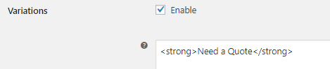 Variable Products - Tyche Softwares Documentation