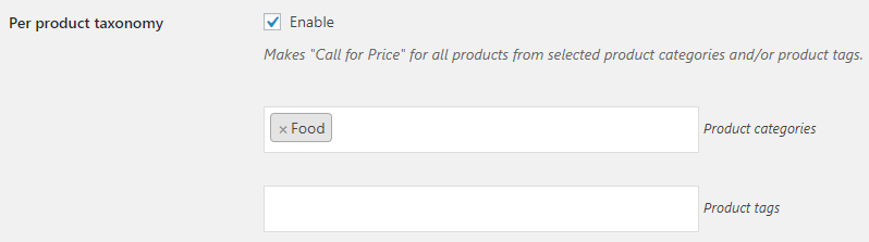 General Settings With Call for Price for WooCommerce - Tyche Softwares Documentation