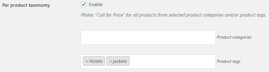 General Settings With Call for Price for WooCommerce - Tyche Softwares Documentation