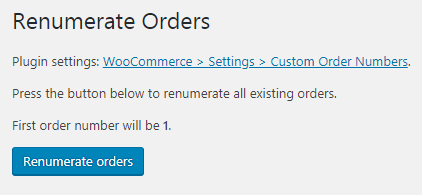 Renumerate Orders - Tyche Softwares Documentation