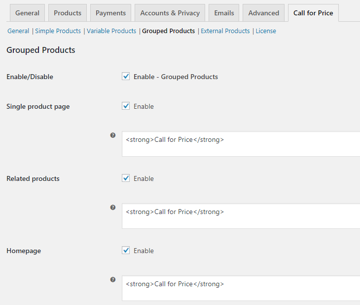 Grouped Products - Tyche Softwares Documentation