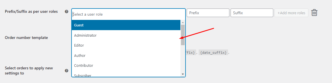 Custom Order Numbers Options - Tyche Softwares Documentation