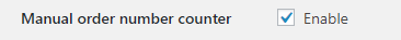 Custom Order Numbers Options 63 Custom Order Numbers Options - Tyche Softwares Documentation
