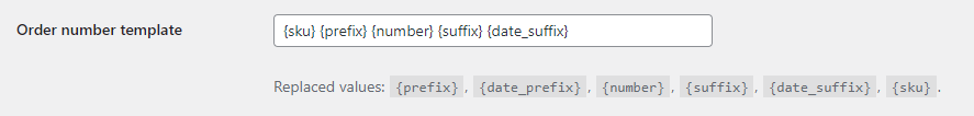 Custom Order Numbers Options 42 Custom Order Numbers Options - Tyche Softwares Documentation