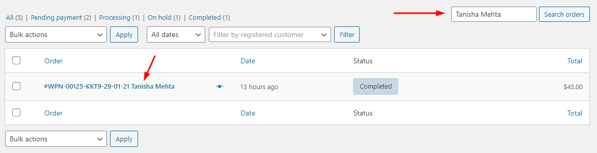 Custom Order Numbers Options - Tyche Softwares Documentation