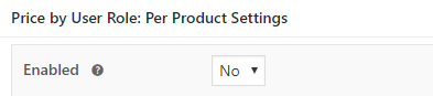 Per Product Settings in Product Prices By User Roles for WooCommerce - Tyche Softwares Documentation