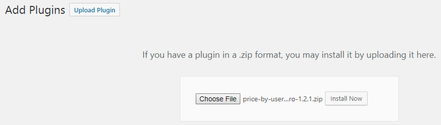 Installing The Plugin: Product Prices By User Roles for WooCommerce - Tyche Softwares Documentation