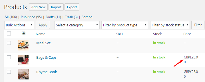 General Settings Currency per Product for WooCommerce - Tyche Softwares Documentation