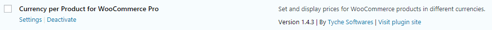 Installing The Plugin: Currency per Product for WooCommerce - Tyche Softwares Documentation