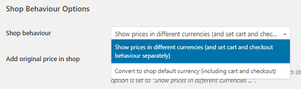 Behaviour Settings - Tyche Softwares Documentation