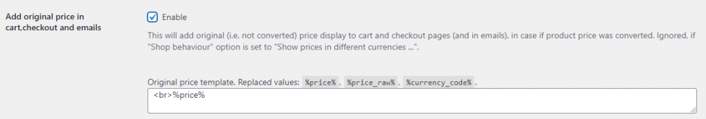 Behaviour Settings - Tyche Softwares Documentation