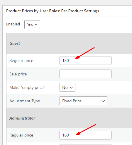 General Settings With Product Prices By User Roles for WooCommerce - Tyche Softwares Documentation