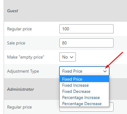 Per Product Settings in Product Prices By User Roles for WooCommerce - Tyche Softwares Documentation