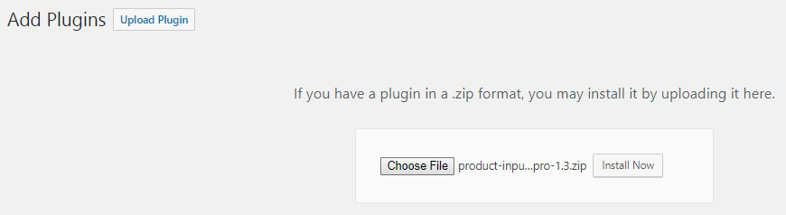 Installing The Plugin: Product Input Fields for WooCommerce - Tyche Softwares Documentation