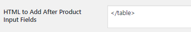 Product Input Fields for WooCommerce General Settings - Tyche Softwares Documentation