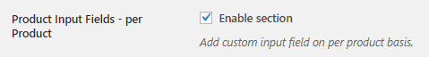 Per Product Settings 2 Per Product Settings - Tyche Softwares Documentation