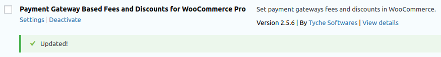 Payment Gateway Based Fees and Discounts for WooCommerce Updates - Tyche Softwares Documentation